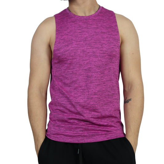 XERSION Mens sports M / Pink XERSION - Round neck Tank Top