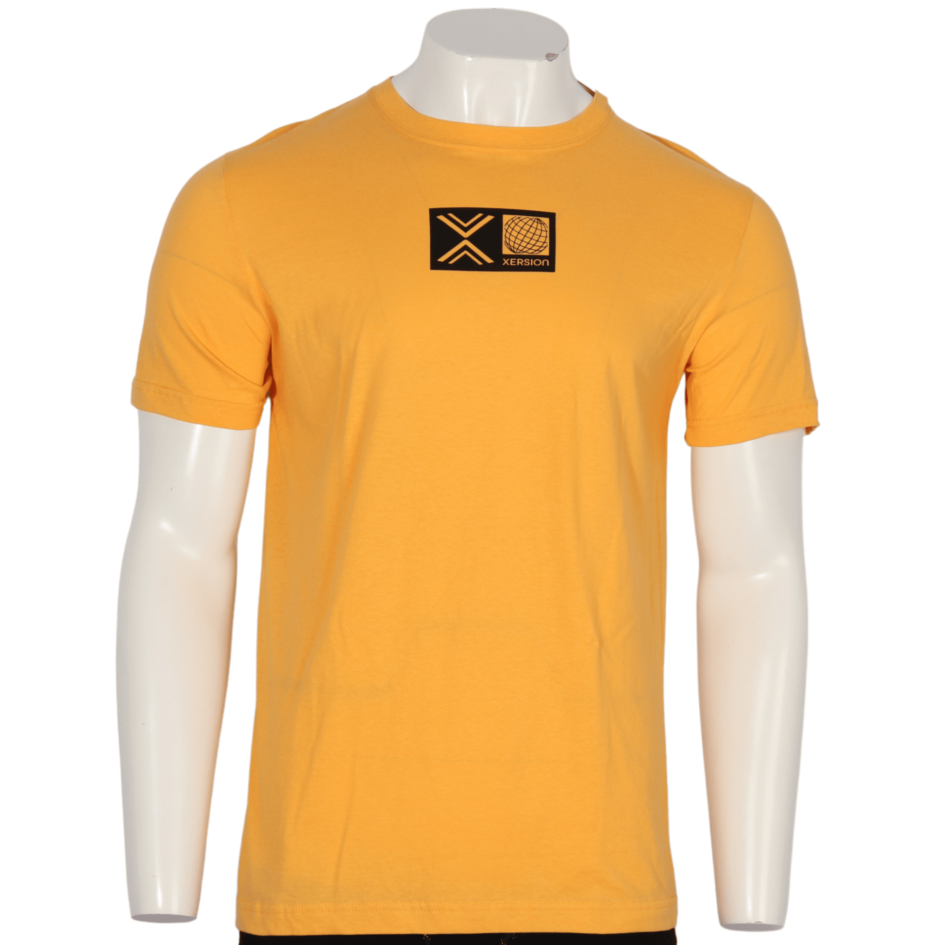 XERSION Mens Tops M / Yellow XERSION - Logo cotton t-shirt