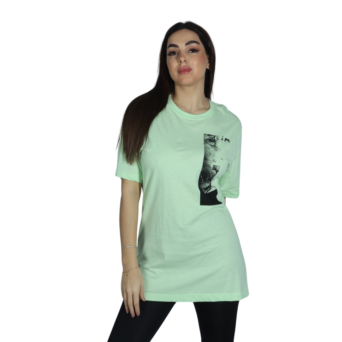 XERSION Womens Tops M / Green XERSION - Graphic T-Shirt