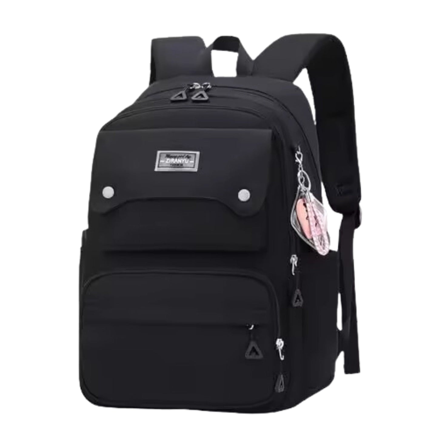 ZIRANYU School Bags Black ZIRANYU - Large Capacity Backpack School Bag