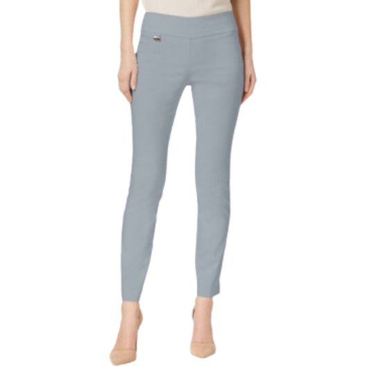 ALFANI Womens Bottoms Petite S / Grey ALFANI - Tummy-Control Pull-on Skinny Pants