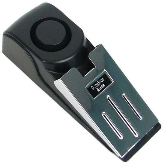 BRANDS & BEYOND Furniture Black Portable Security Door Stop Alarm