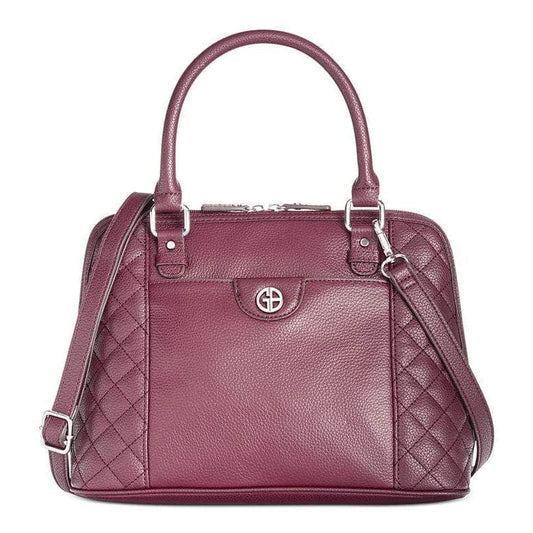 GIANI BERNINI Handbags Wine GIANI BERNINI - Quilted Dome Satchel