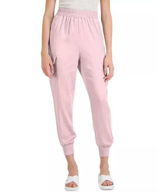 INC INTERNATIONAL CONCEPTS Womens Bottoms M / Pink INC -  Satin Jogger Pants