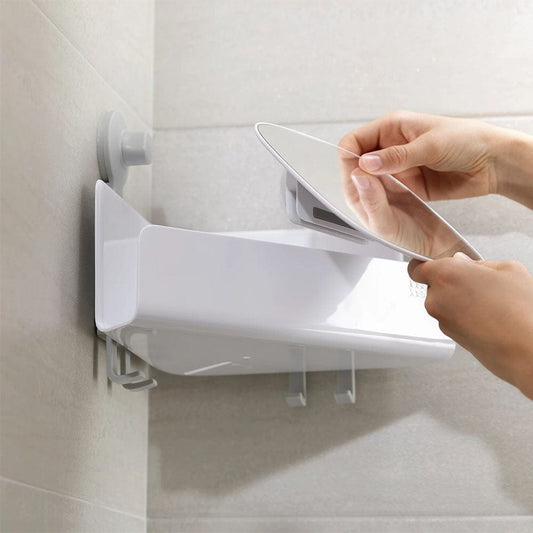 JOSEPH JOSEPH Bath Accessories JOSEPH JOSEPH - EasyStore Corner Shower Shelf With Removable Mirror