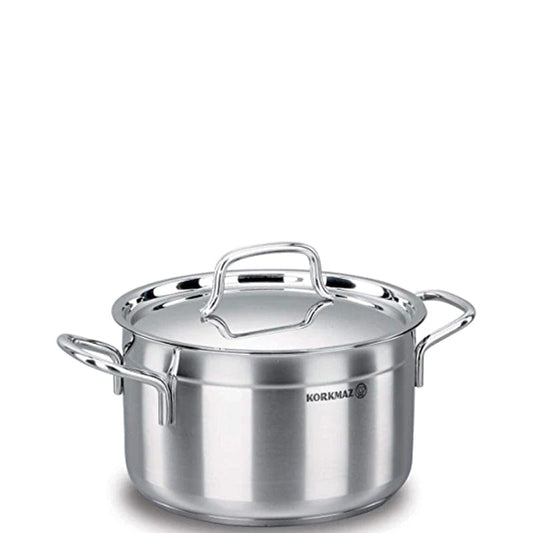 KORKMAZ Kitchenware KORKMAZ - Alfa Series Stock Pot Casserole - 3.5 Liter