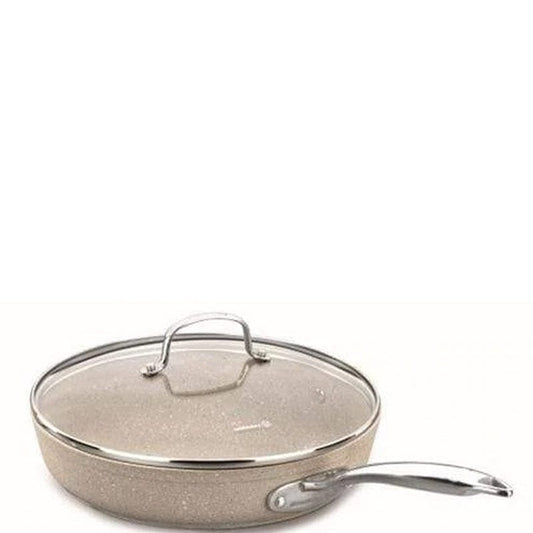 KORKMAZ Kitchenware KORKMAZ - Granita Fry Pan With Lid - 3L