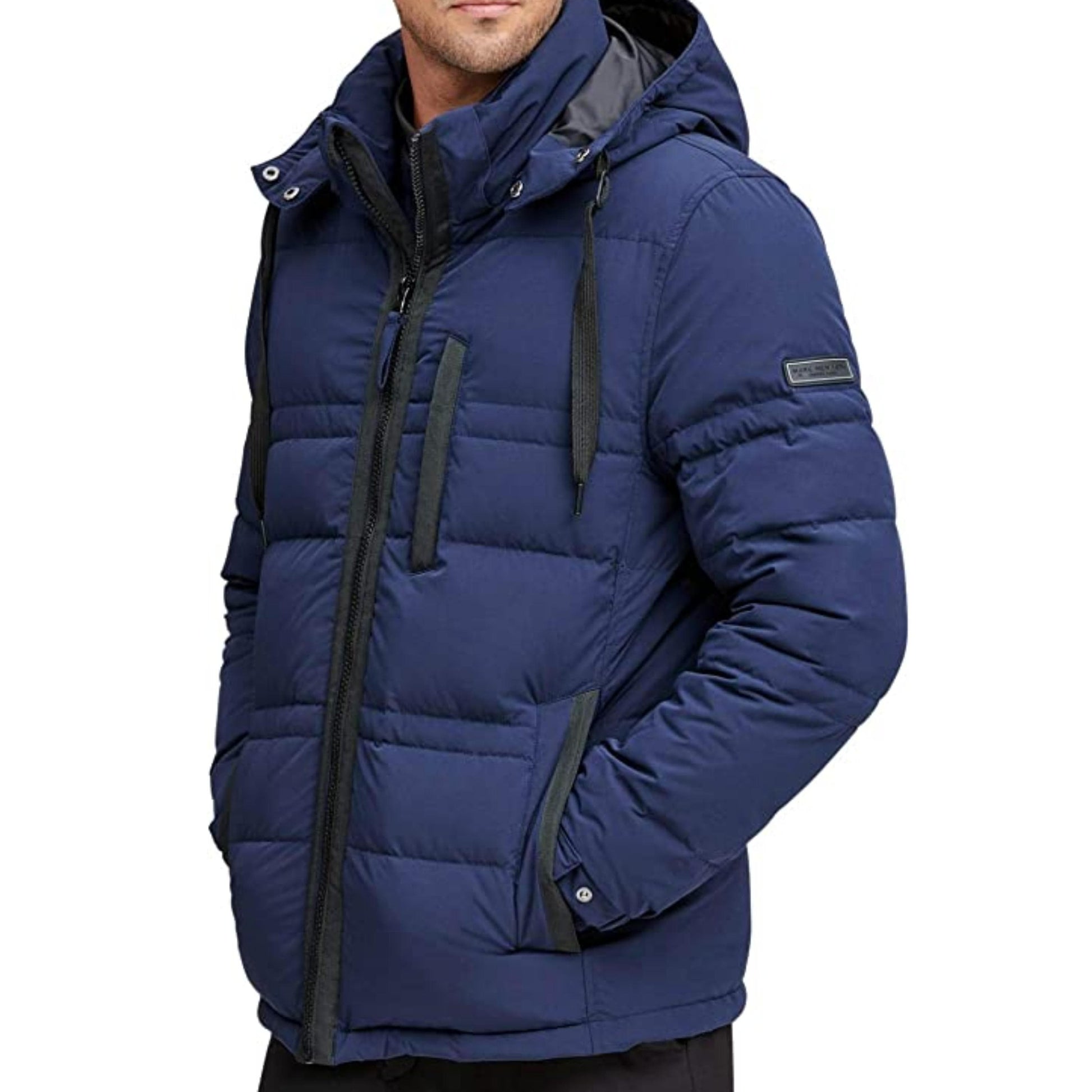 MARC NEW YORK Mens Jackets L / Navy MARC NEW YORK - Huxley Crinkle Down Jacket