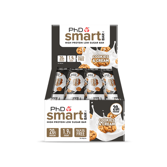 PHD Sports Supplements Box (20 Pcs.) PHD -  Smart Bar Choc Peanut Butter 20g