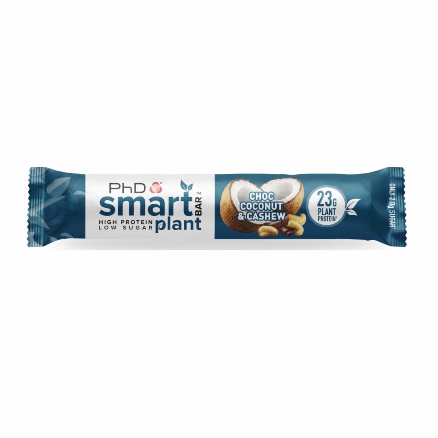 PHD Sports Supplements Choc Coconut and Cashew PHD - Smart Bar Plant 12x64g