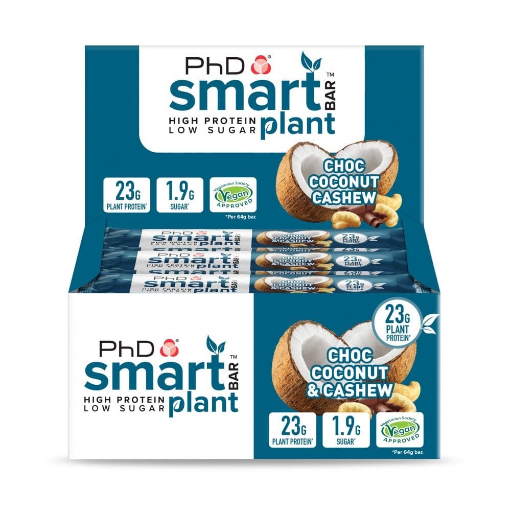 PHD Sports Supplements PHD - Smart Bar Plant 12x64g