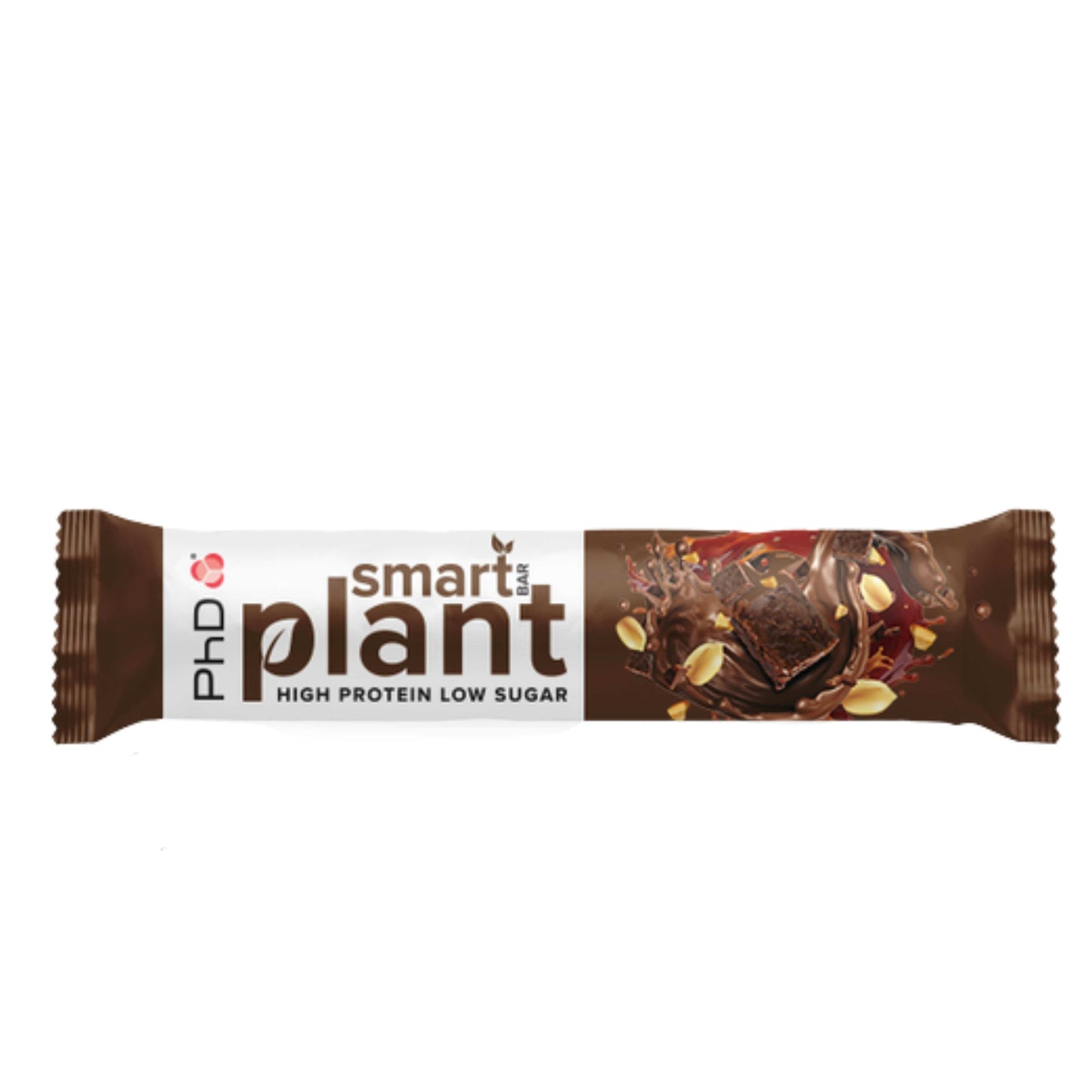 PHD Sports Supplements Chocolate Peanut Brownie PHD - Smart Bar Plant 12x64g