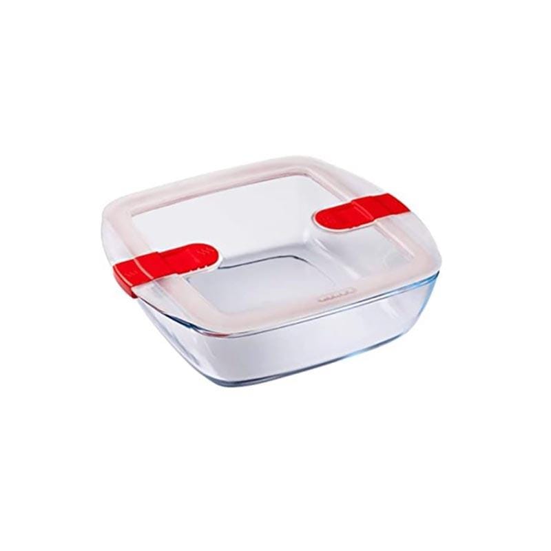 PYREX Kitchenware PYREX - 211PH00 Cook & Heat Square glass food container