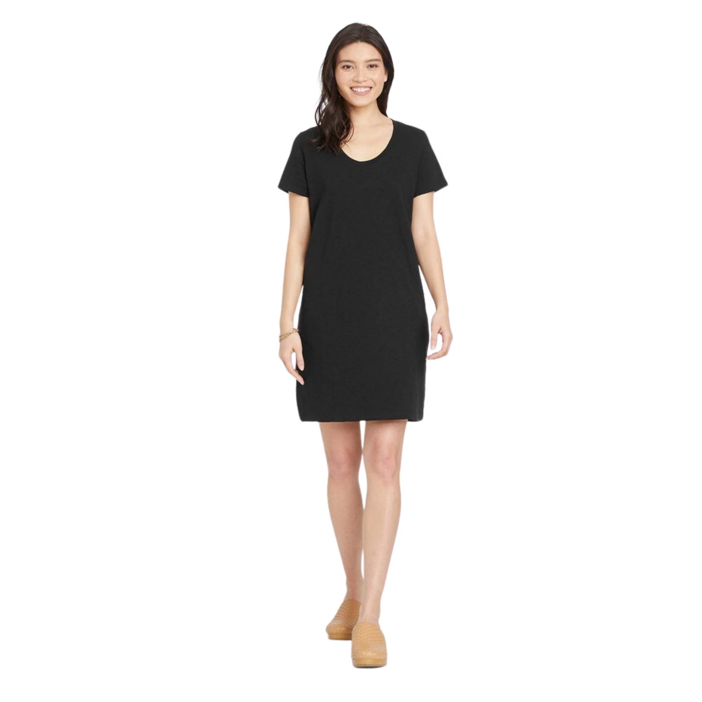 UNIVERSAL THREAD Womens Dress XS / Black UNIVERSAL THREAD - Short Sleeve T-Shirt Dress